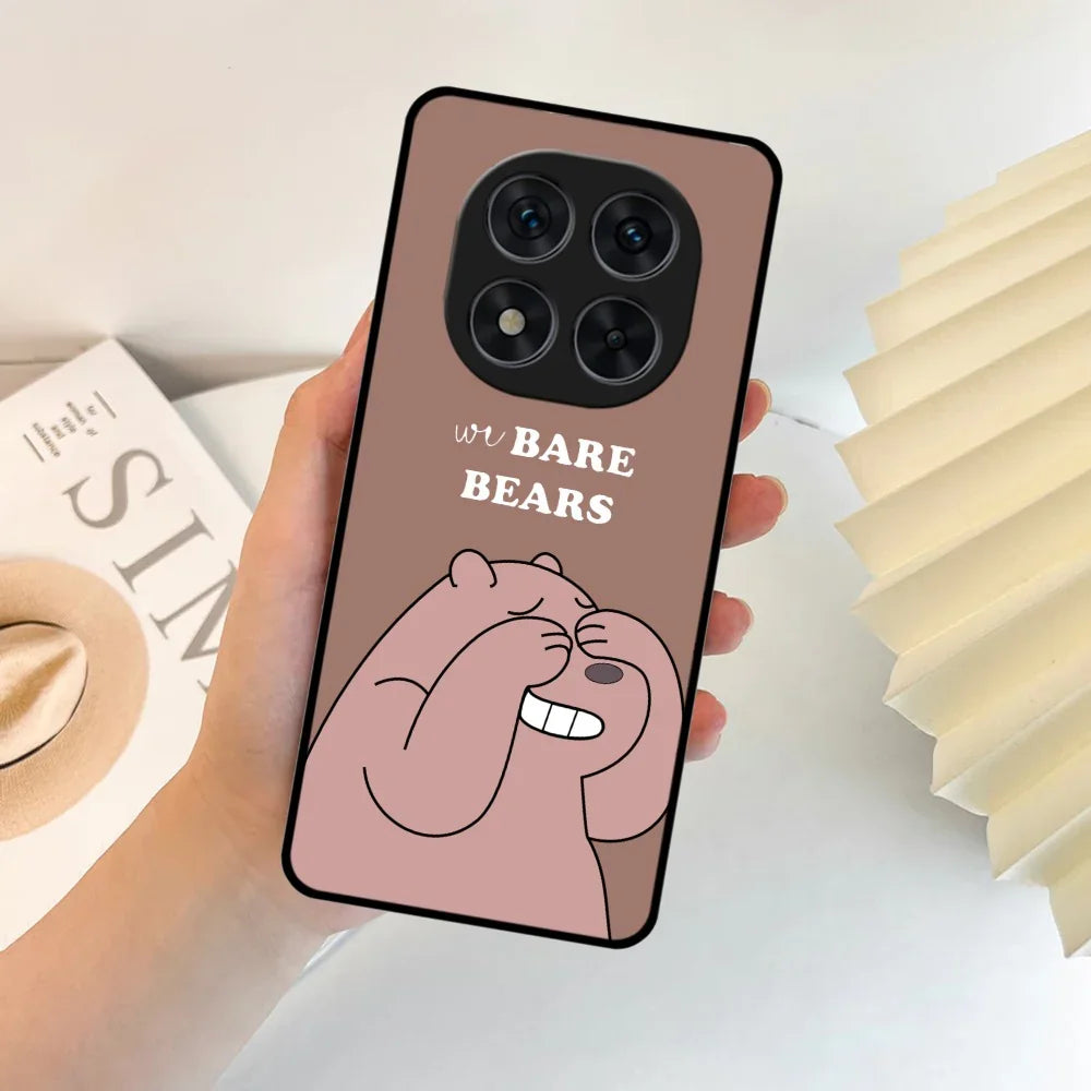 We Bare Bears Brown Glossy Metal Case Cover For Redmi - ShopOnCliQ