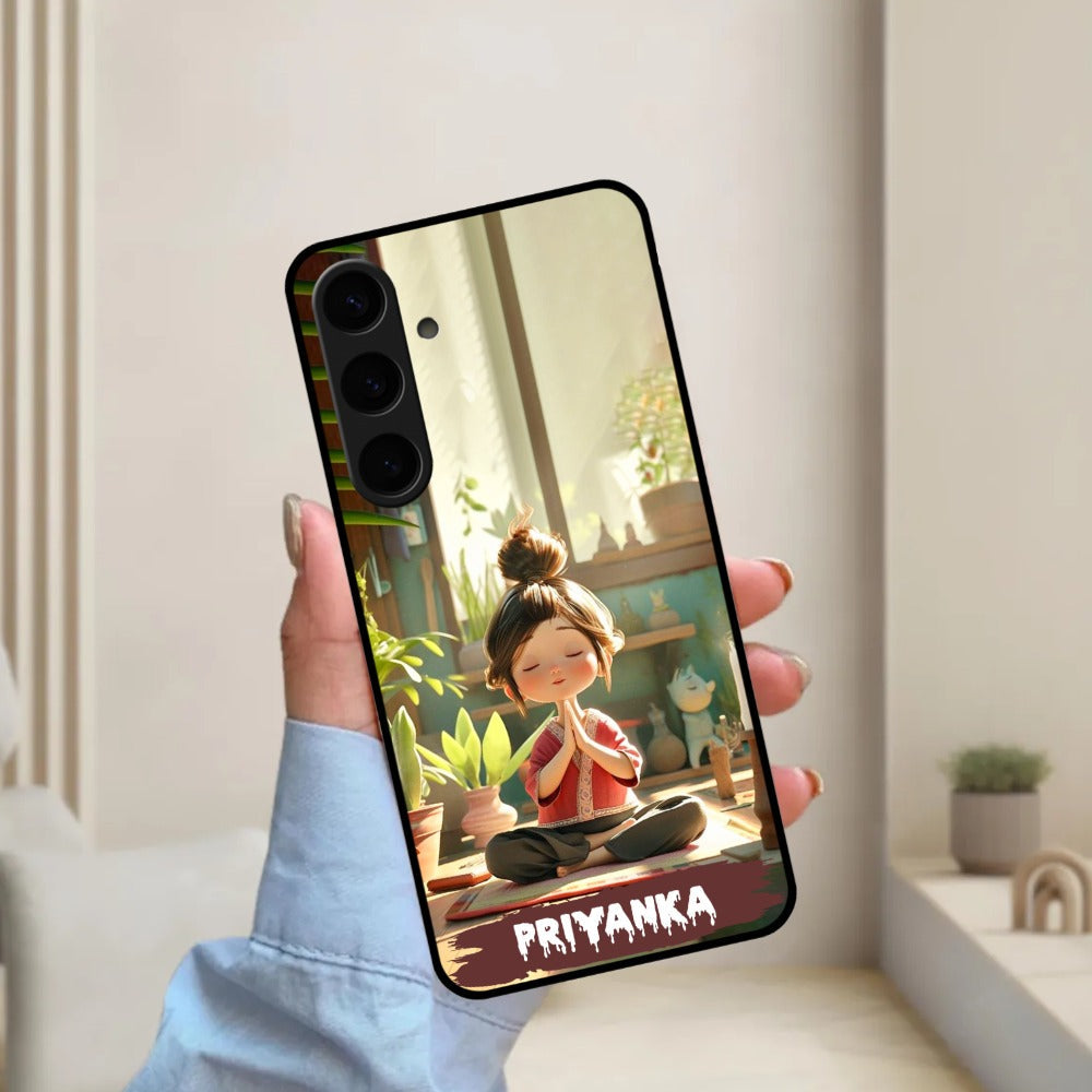 Yoga Glossy Metal Case Cover For Samsung