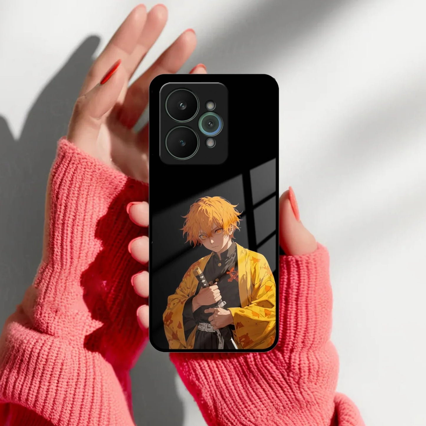 Zenitsu Storm Glass Case Cover For Realme - ShopOnCliQ