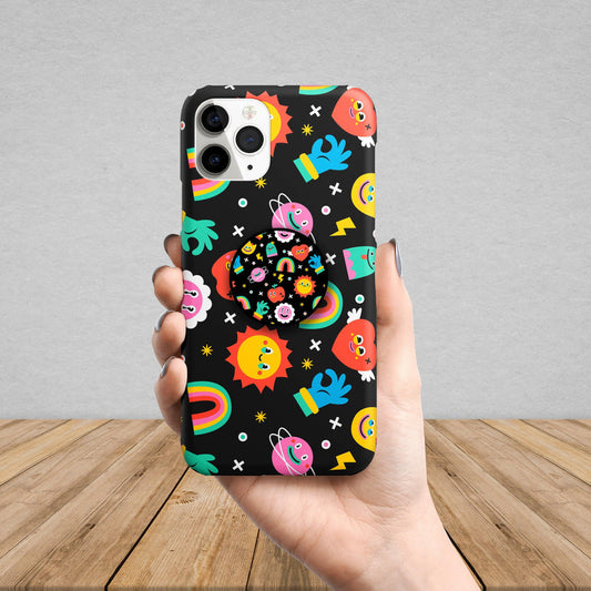 Comic elements colorful seamless pattern Phone Case Cover For Samsung