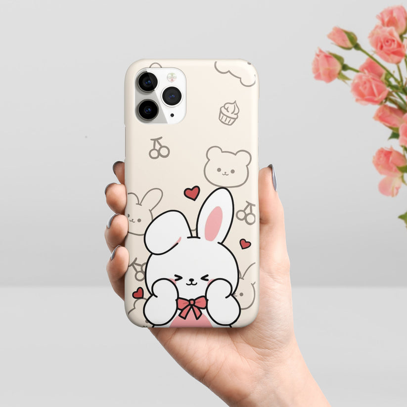 Cute Bunny Slim Phone Case Cover For Samsung