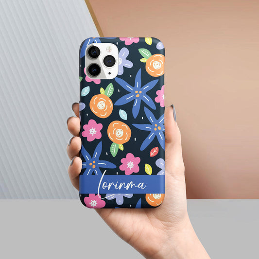 Foliage Modern Floral Slim Phone Case Cover For Samsung