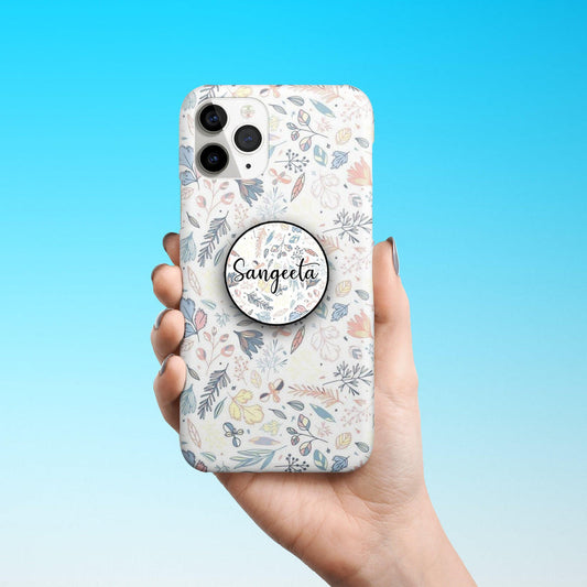 Graceful Floral Slim Phone Case Cover For Samsung