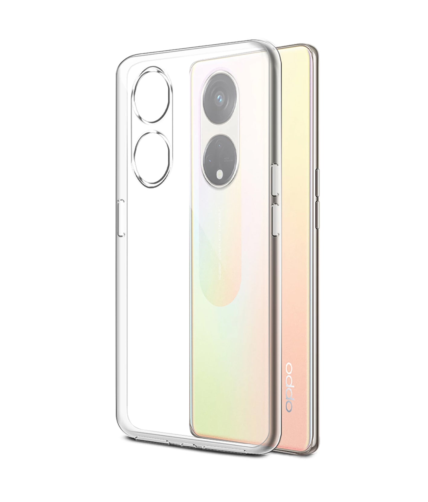 Transparent clear Crystal Phone Case For Oppo/Realme