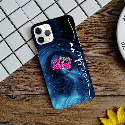 Oriane Marble Print Slim Phone Case Cover For Samsung