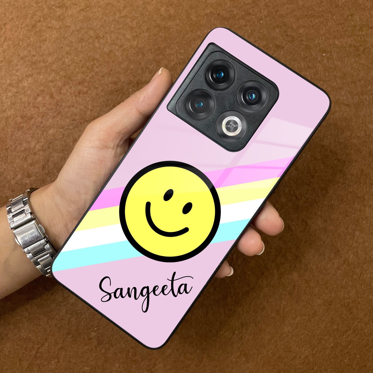 Smiley  Glass Case Cover For OnePlus ShopOnCliQ