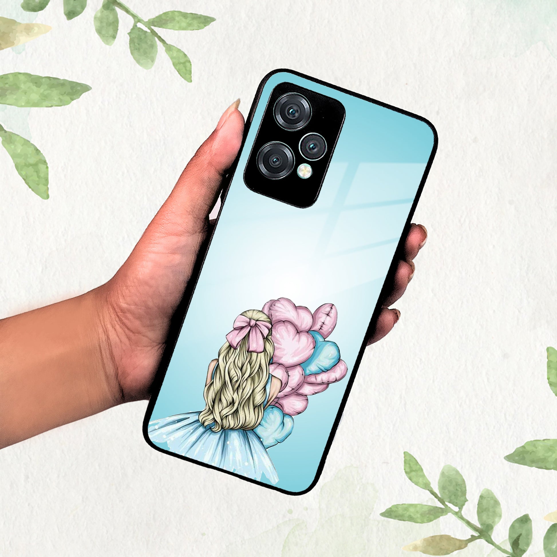 Styles Girl With Balloon Glass Case For Oneplus ShopOnCliQ