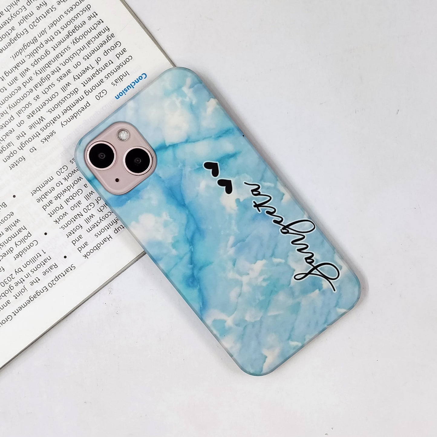 Gradient Marble Phone Case Cover