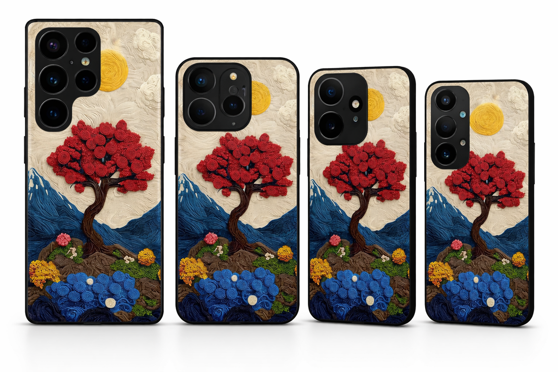 Eternal Nature Tapestry Glass Case Cover – Stylish & Premium Designer Phone Case India | ShopOnCliQ