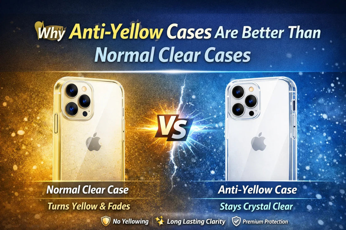 Why Anti-Yellow Cases Are Better Than Normal Clear Cases | ShopOnCliQ
