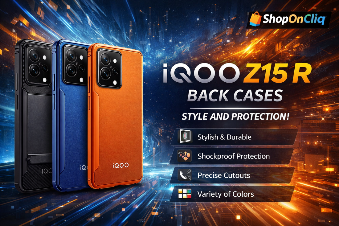 iQOO 15R Back Cover – Best Stylish & Protective Cases in 2026 | ShopOnCliQ