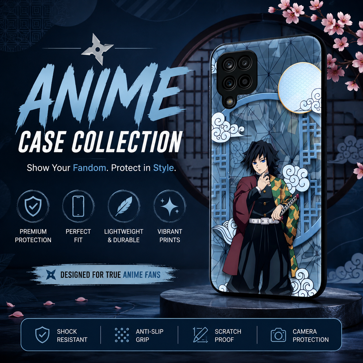 Anime Glass Case