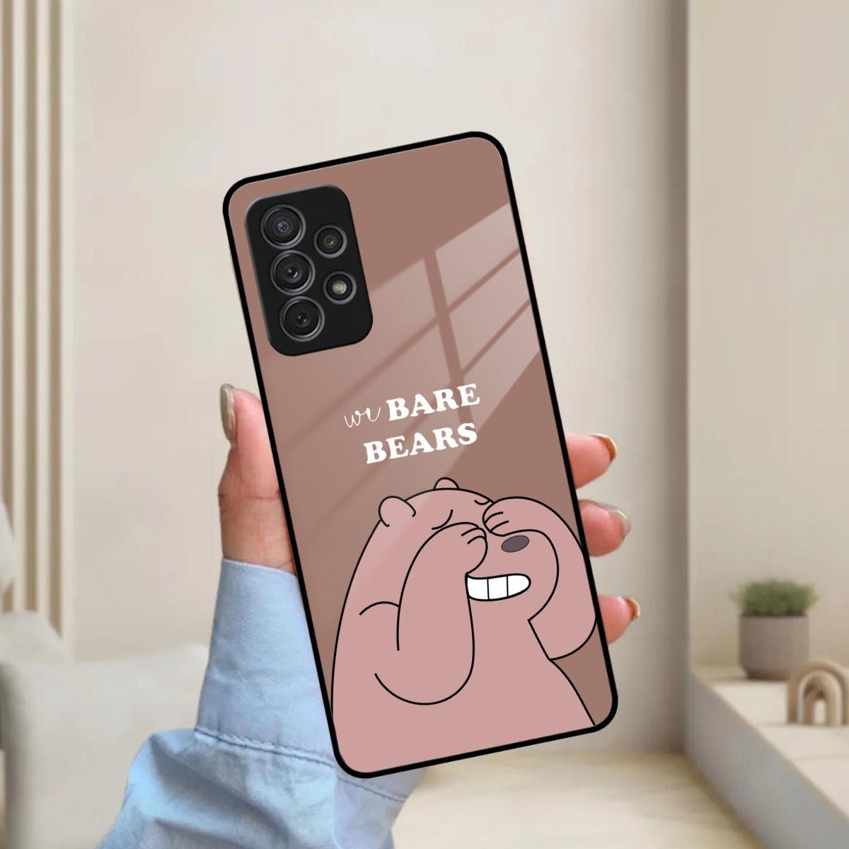We Bare Bears Brown Glossy Metal Case Cover For Samsung - ShopOnCliQ