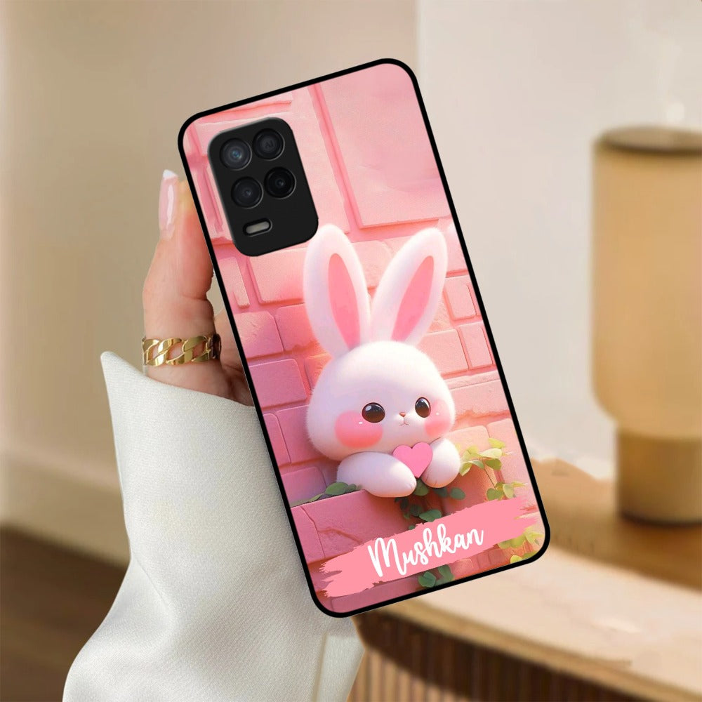 Bunny Glossy Metal Case Cover For Realme