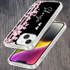 Pink Floral Customize Transparent Silicon Case For Redmi/Xiaomi - ShopOnCliQ