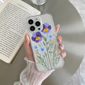 Pansies flowers Transparent Silicon Case For Google Pixel 9