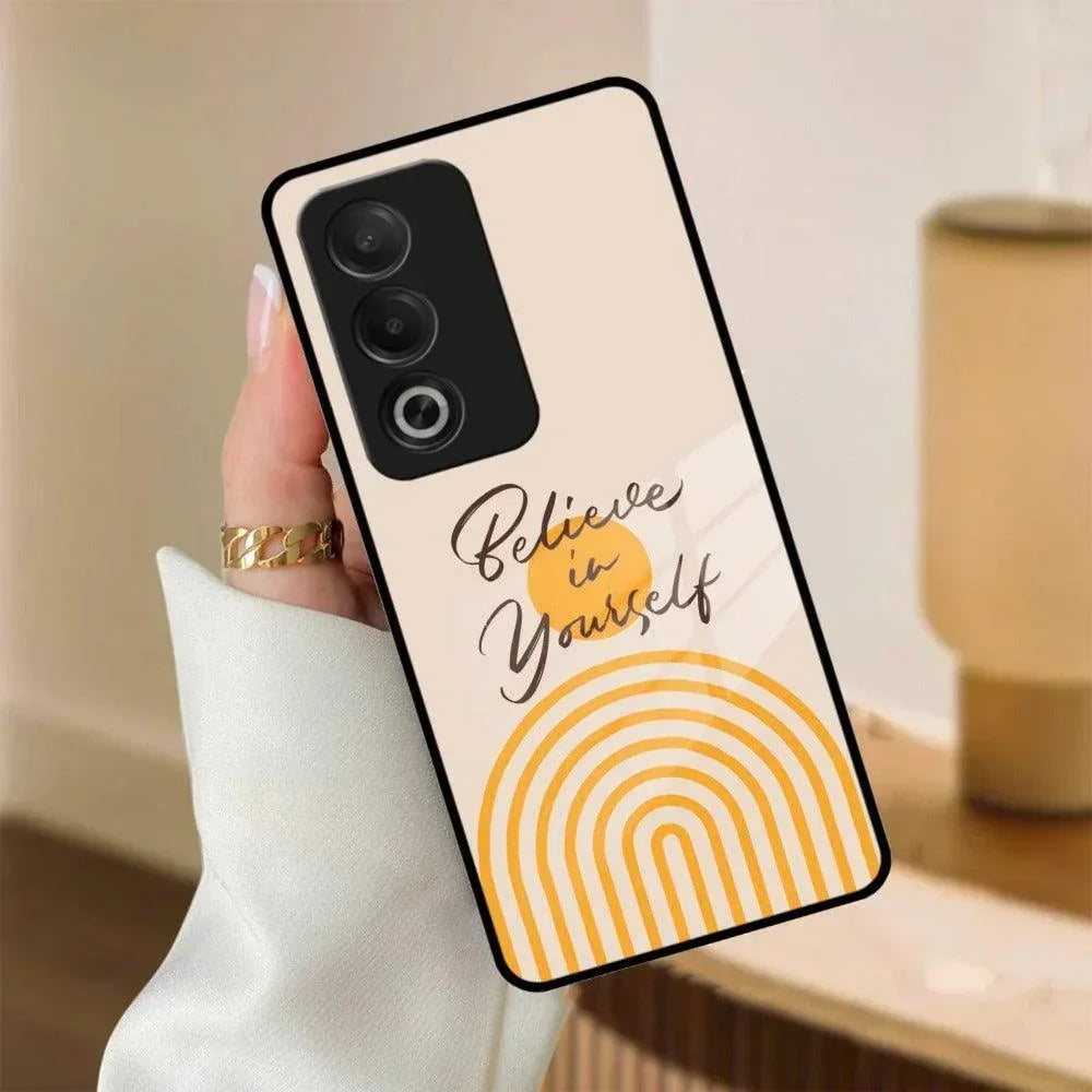 Believe In Yourself Glass Case Cover For Oppo - ShopOnCliQ