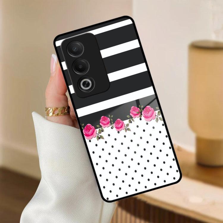 Elegant Rose Parad Glossy Metal Case Cover For Oppo - ShopOnCliQ