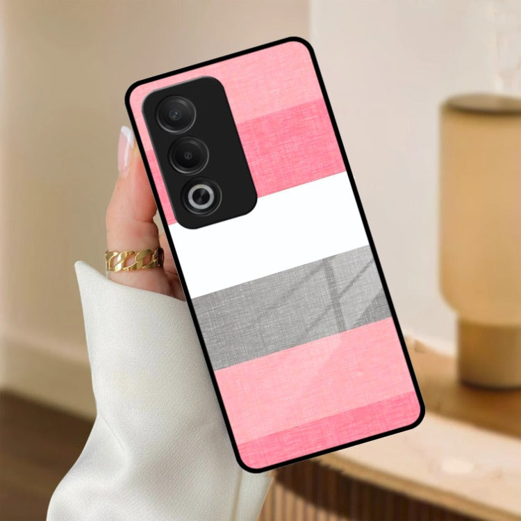 Pink Hues Harmony Glossy Metal Case Cover For Oppo