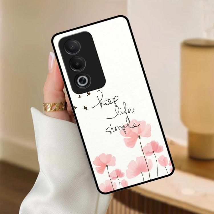 Keep Life Simple Glossy Metal Case Cover For Oppo - ShopOnCliQ