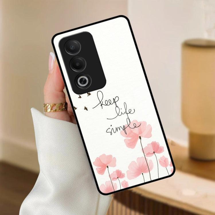 Keep Life Simple Glossy Metal Case Cover For Oppo - ShopOnCliQ