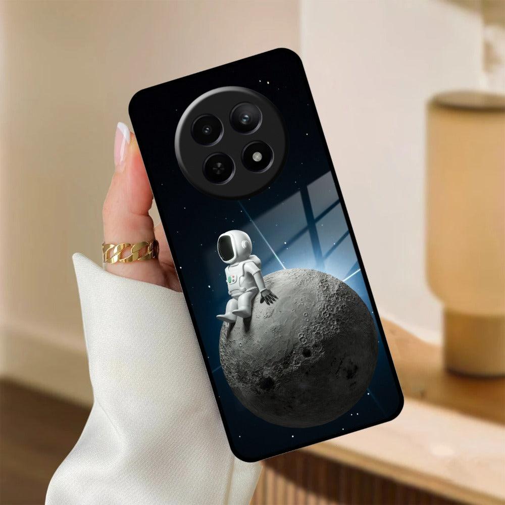 Astronod Moon Glass Case Cover For Realme/Narzo