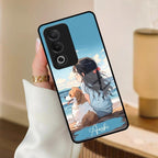 Girl With Dog Glossy Metal Case Cover For Oppo - ShopOnCliQ