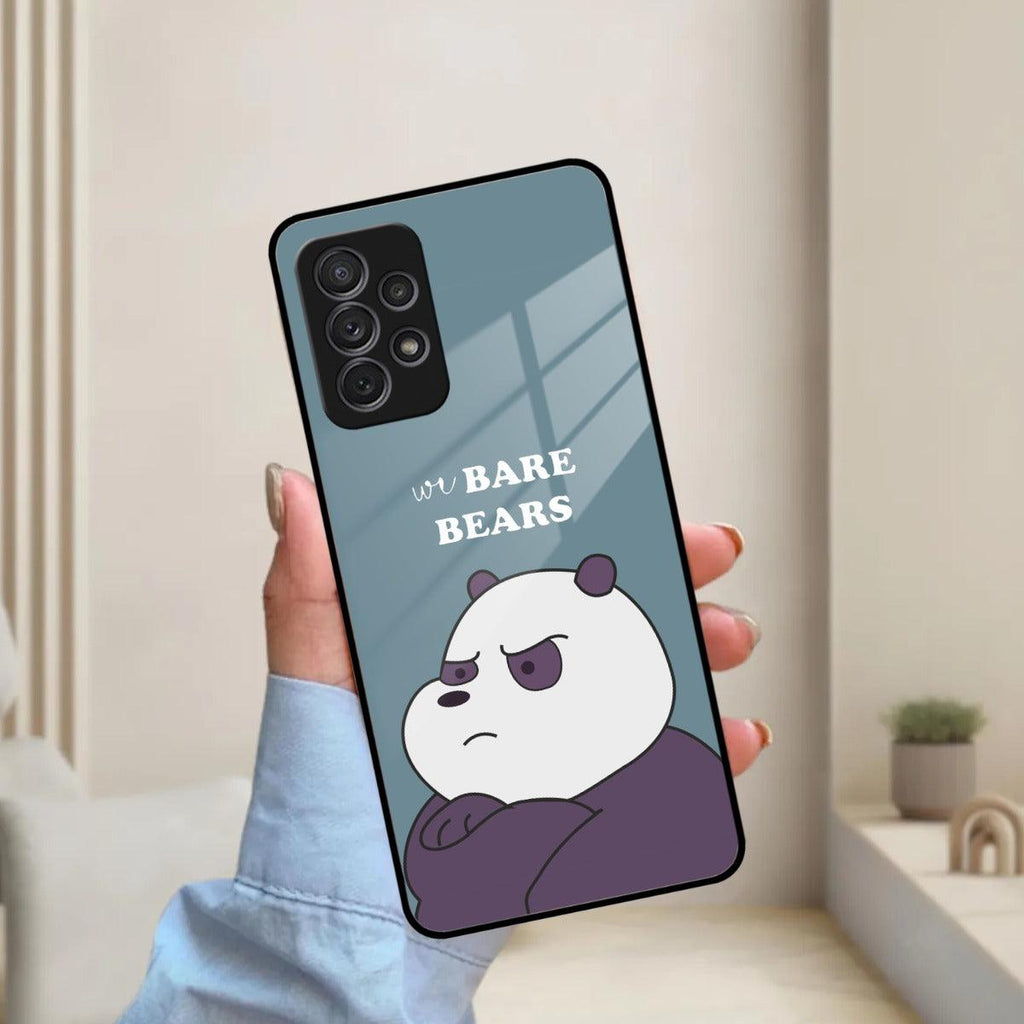 We Bare Bears Blue Glossy Metal Case Cover For Samsung - ShopOnCliQ