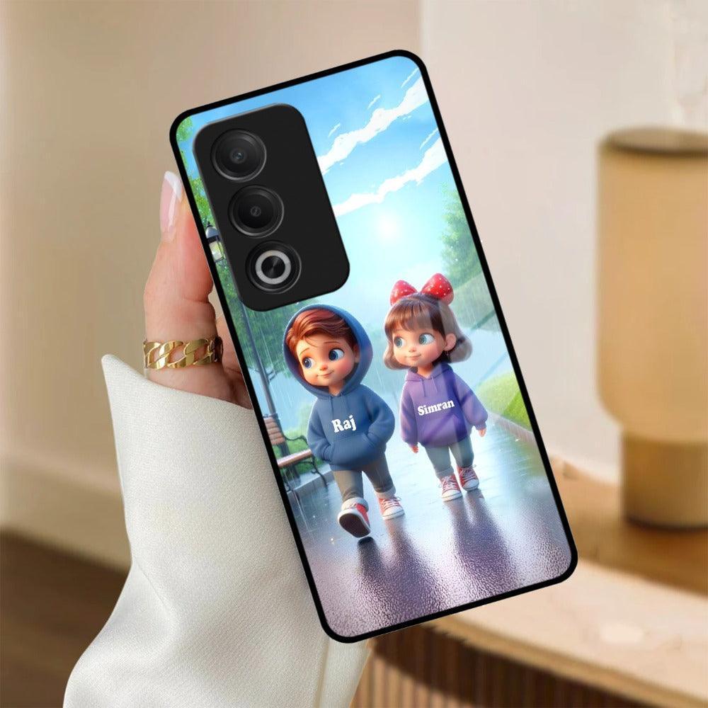 Couple Glass Case Cover For Oppo - ShopOnCliQ
