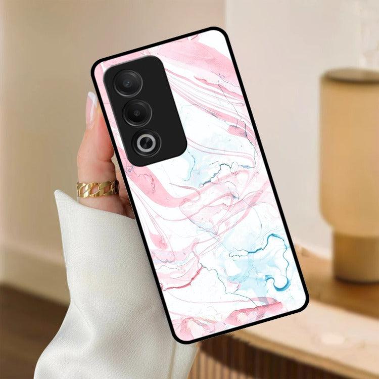 Fashion Marble Texture Glossy Metal Case Cover For Oppo - ShopOnCliQ