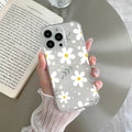 Daisy Bloom Anti Yellow Clear Case For iPhone 13 Pro