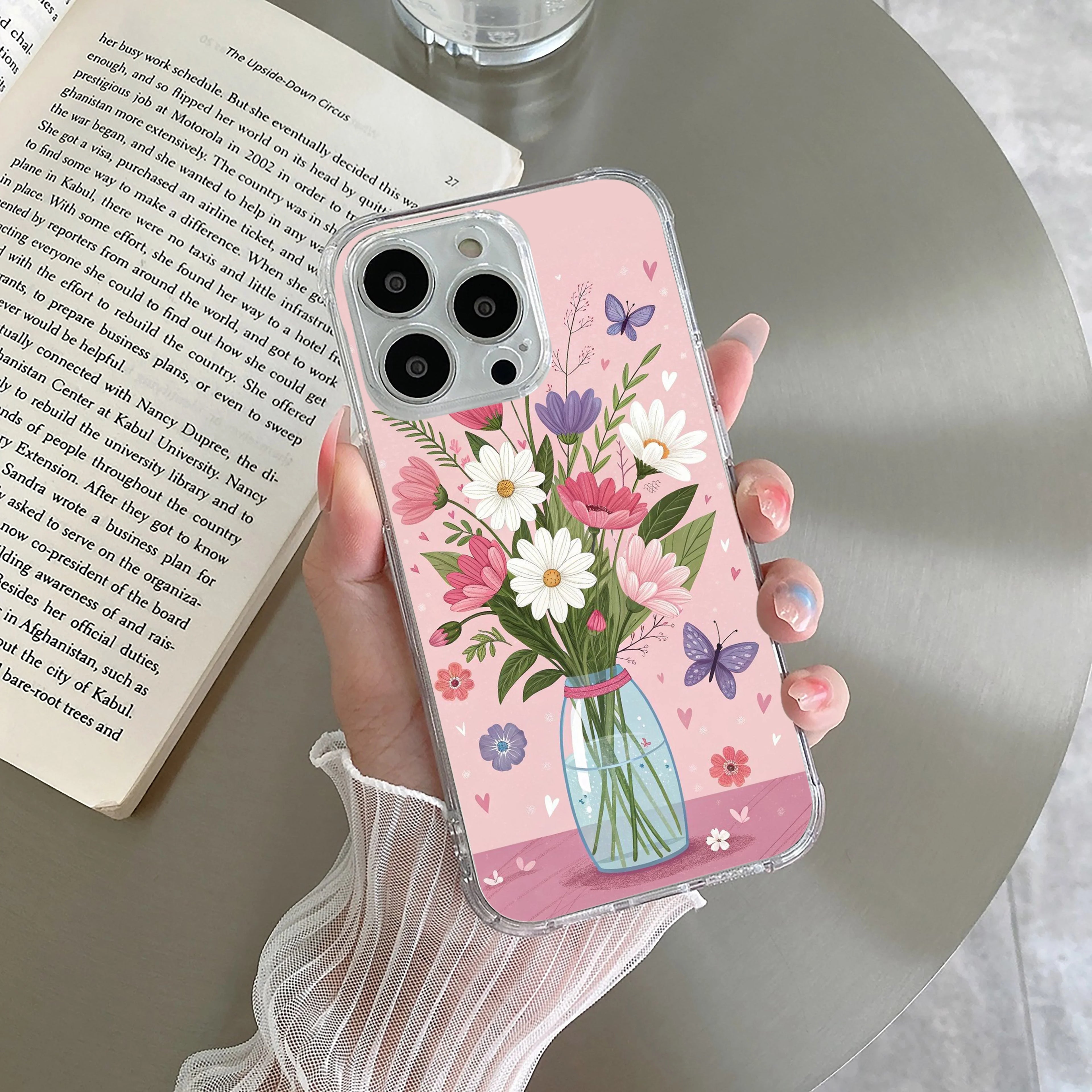 Spring in a Vase Transparent Silicon Case For iPhone - ShopOnCliQ