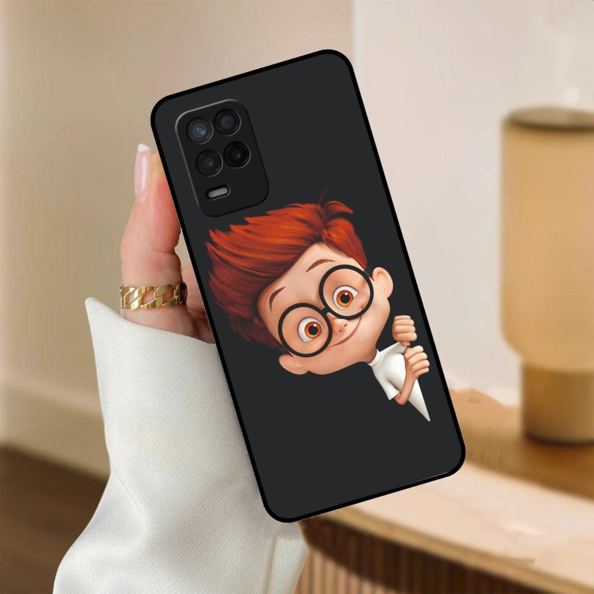 Cartoon Boy Glossy Metal Case Cover For Realme - ShopOnCliQ