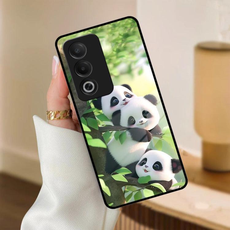 Panda Glossy Metal Case Cover For Oppo - ShopOnCliQ