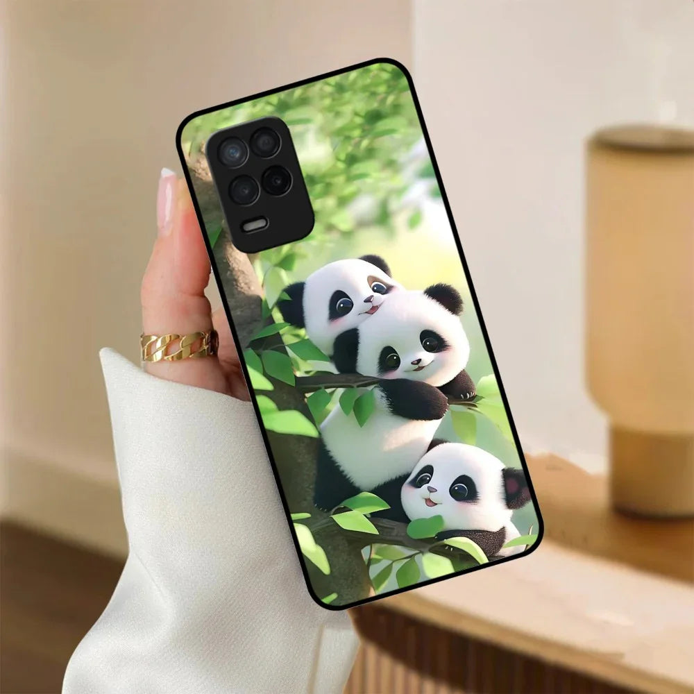Panda Glossy Metal Case Cover For Realme - ShopOnCliQ