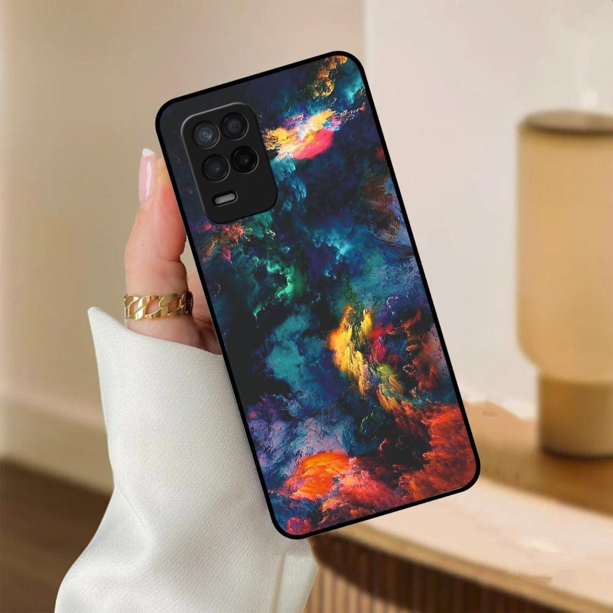 Multicolor Glossy Metal Case Cover For Realme - ShopOnCliQ