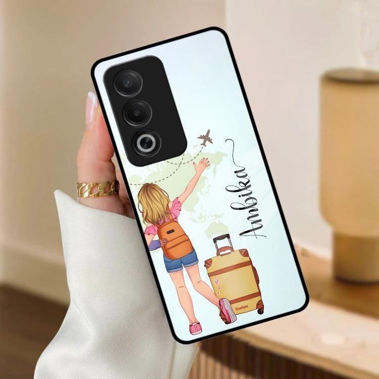 Travel Glossy Metal Case Cover For Oppo - ShopOnCliQ