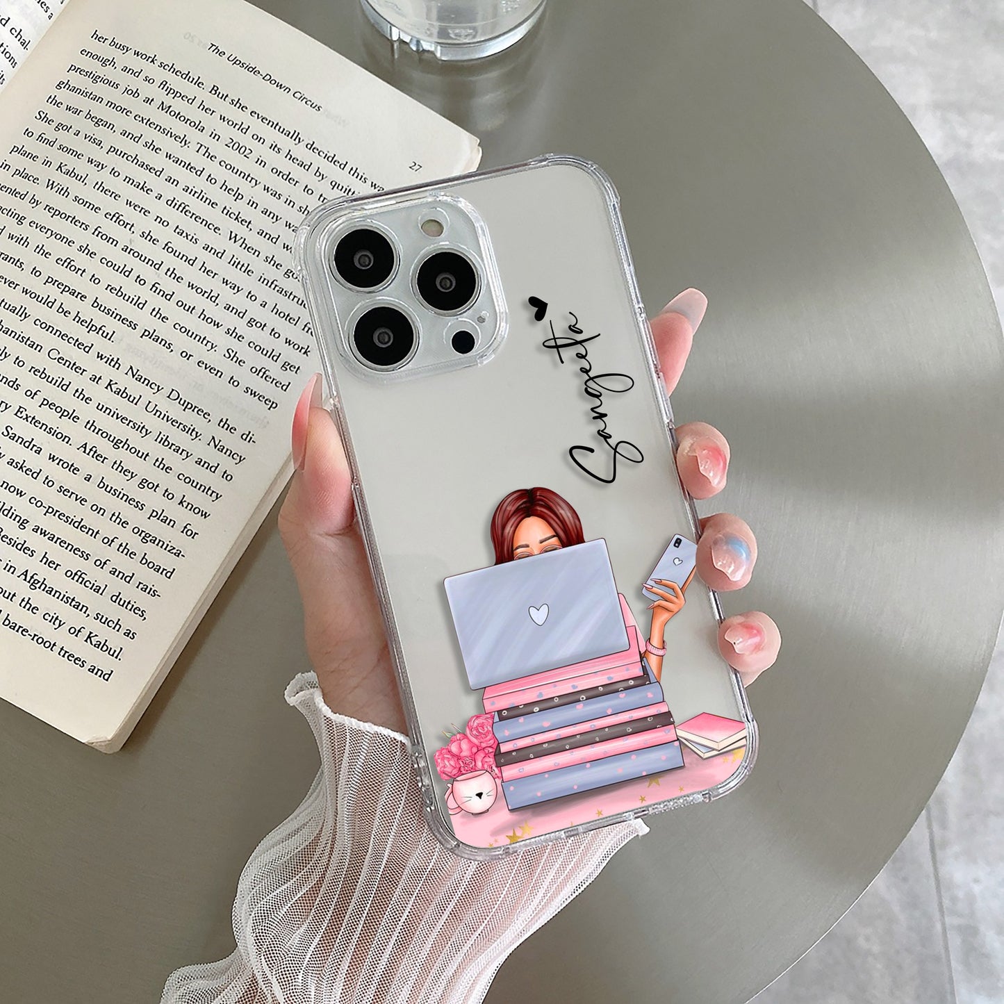 Lady Planner Customize Transparent Silicon Case For Oppo