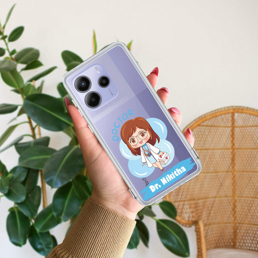 Future Doctor Customize Transparent Silicon Case For Redmi/Xiaomi