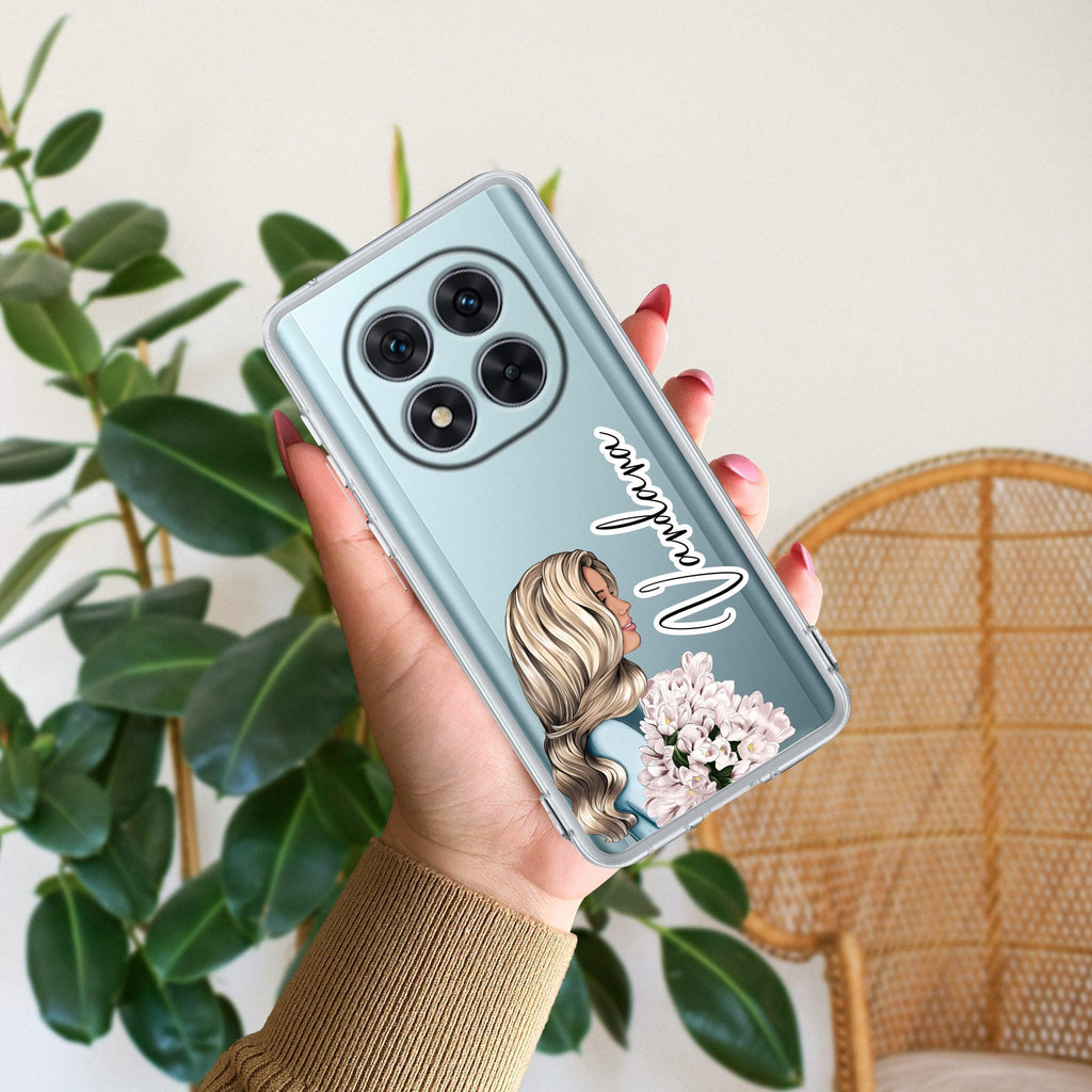 Stylish Girl Customize Transparent Silicon Case For Mi 11X 5G / Mi 11X Pro 5G
