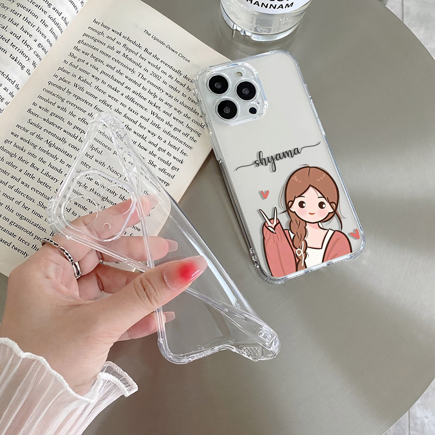 Cute Charm Customize Transparent Silicon Case For Redmi/Xiaomi