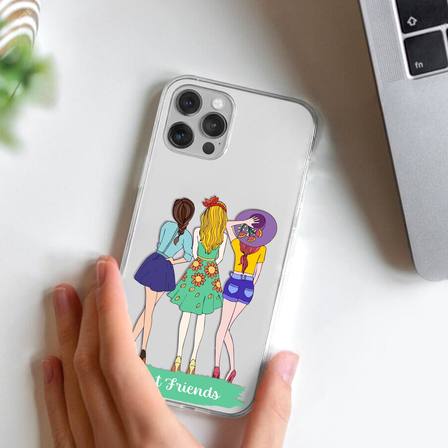 Friends Forever Customize Transparent Silicon Case For iPhone