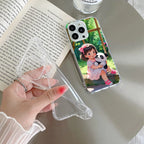 Blush & Panda Transparent Silicon Case For iQOO Neo 7 Pro 5G