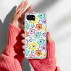 Star Floral Transparent Silicon Case For Google Pixel 9 Pro XL