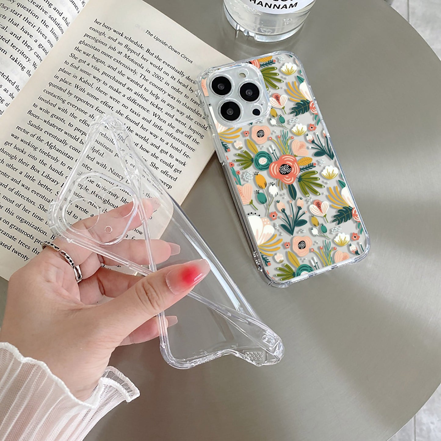 Bloom Carnival Transparent silicon case For Google