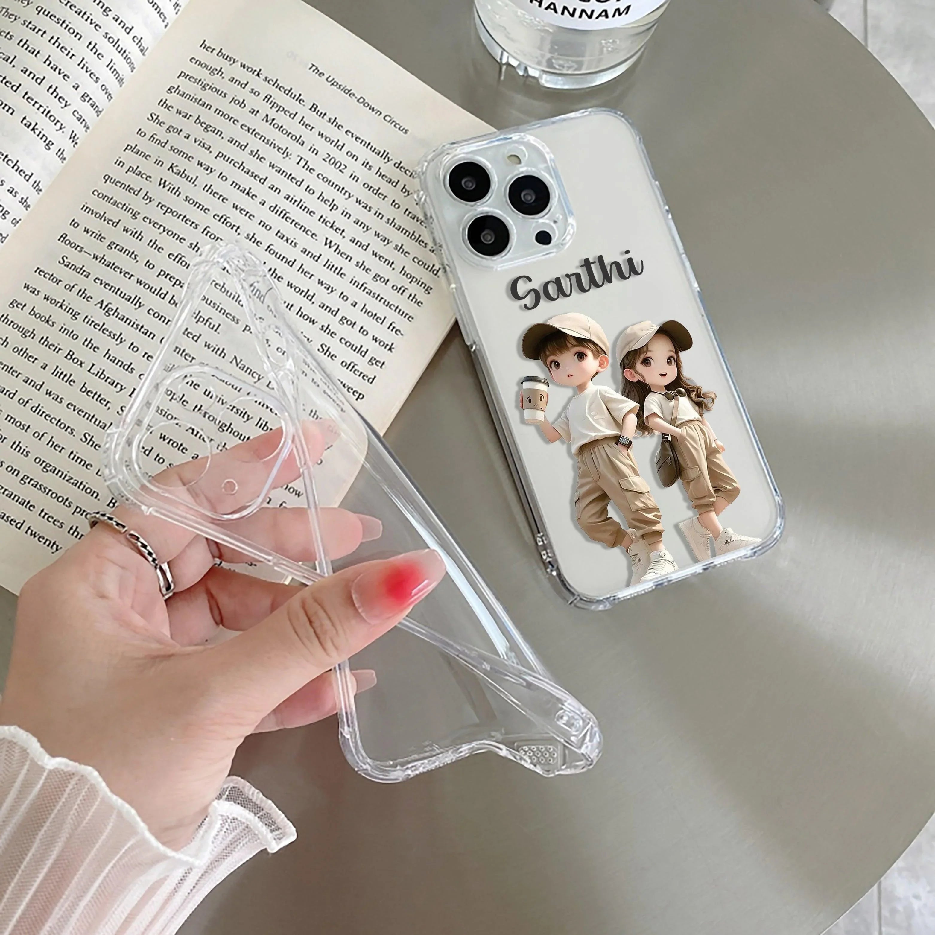 Sweet Harmony Customize Transparent Silicon Case For iQOO - ShopOnCliQ