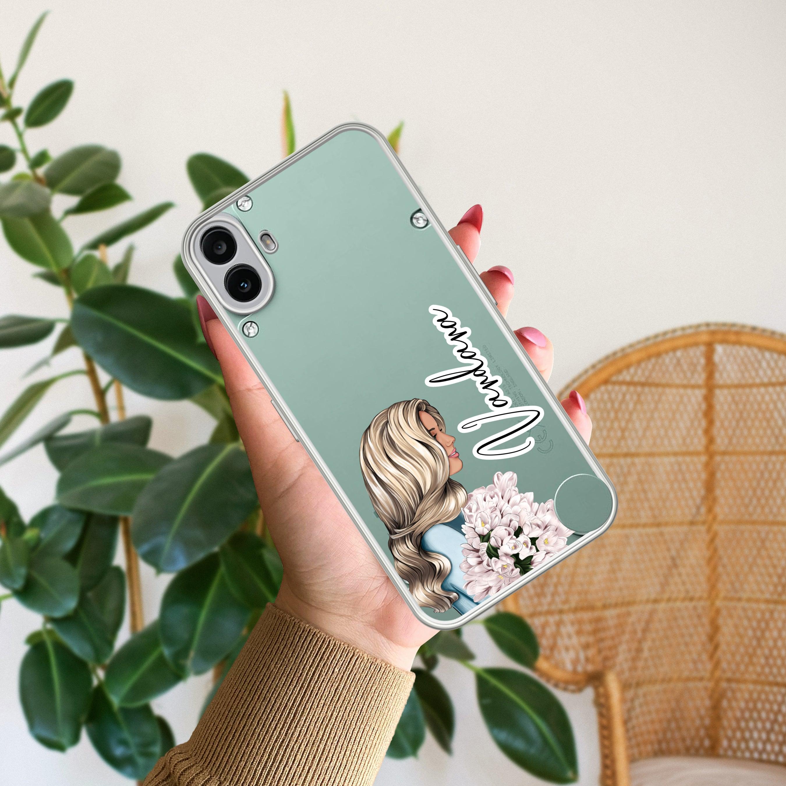Stylish Girl Customize Transparent Silicon Case For Nothing - ShopOnCliQ