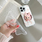 Labubu Trendy Transparent Silicon Case For Google Pixel 10