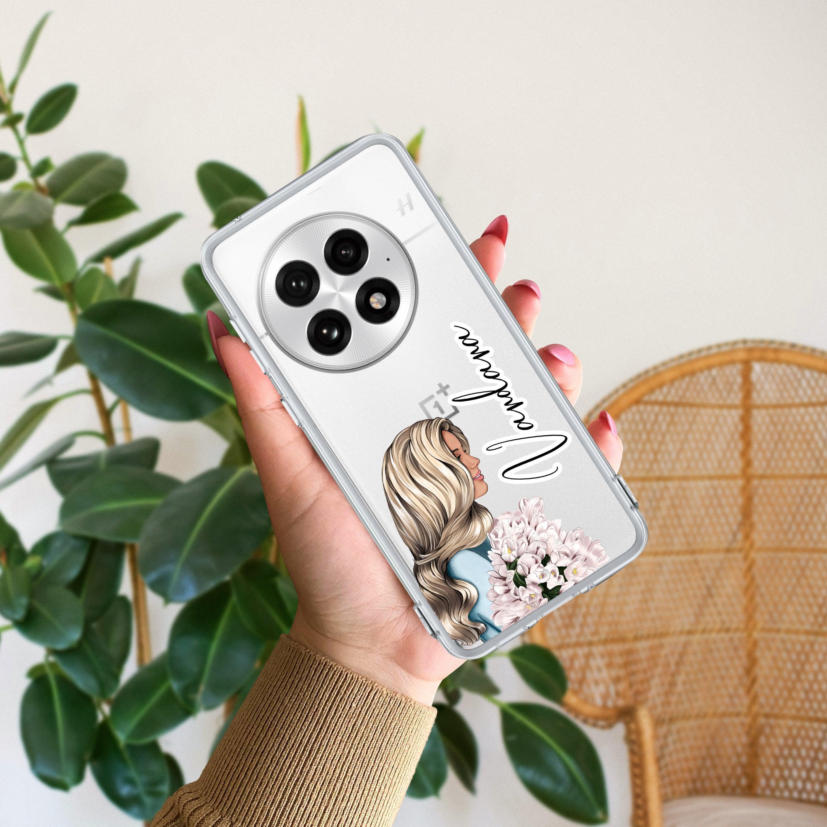 Stylish Girl Customize Transparent Silicon Case For OnePlus - ShopOnCliQ