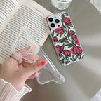 Wild Rose Transparent Silicon Case For Google Pixel 10